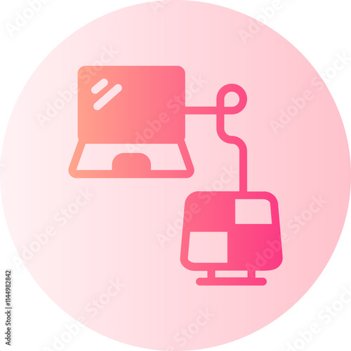 laptop gradient icon