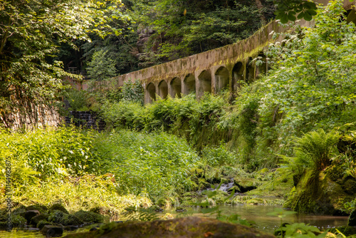 altes Wasserkraftwerk Niezelgrund Wasserfall Lohmener Klamm