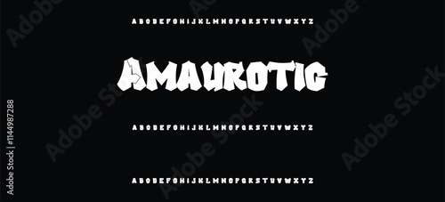 Street alphabet in hip-hop graffiti style, hand drawn. youthful urban atmosphere. energetic expressive title. vector graffiti alphabet on black background