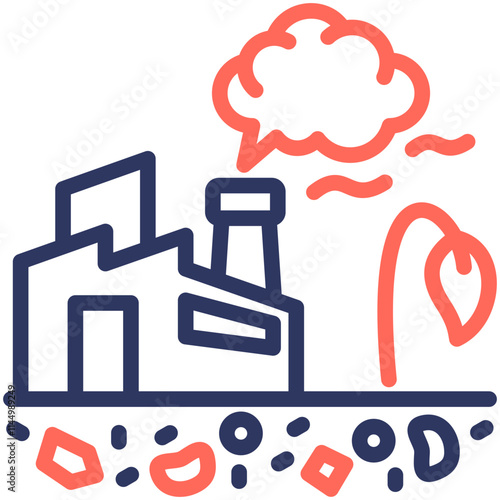 Environmental Degradation Icon