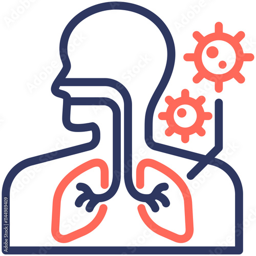 Respiratory Problem Icon