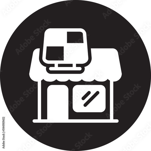Shop glyph icon