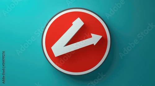 Free Download Red circle with white arrows pointing different directions on teal background. - GFXLoad
