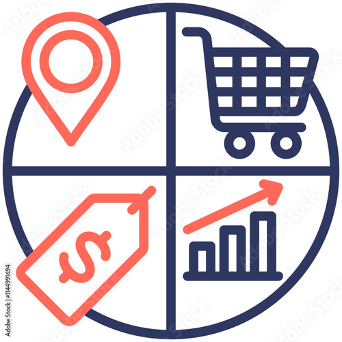 Marketing Mix Icon