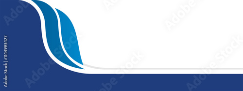 Abstract blue dynamic curves background for modern design