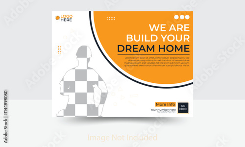 A modern and impactful construction banner design template tailored for construction companies, contractors, and real estate businesses.