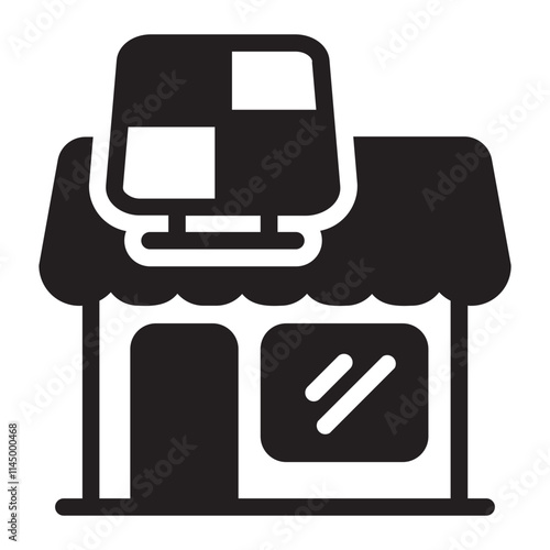 Shop glyph icon