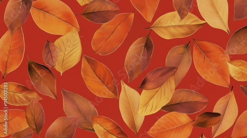 Wallpaper Mural Autumn Leaves Pattern: A Vibrant Fall Foliage Design for Home Decor Torontodigital.ca