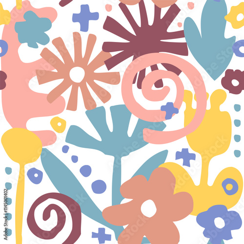 seamless pattern with children