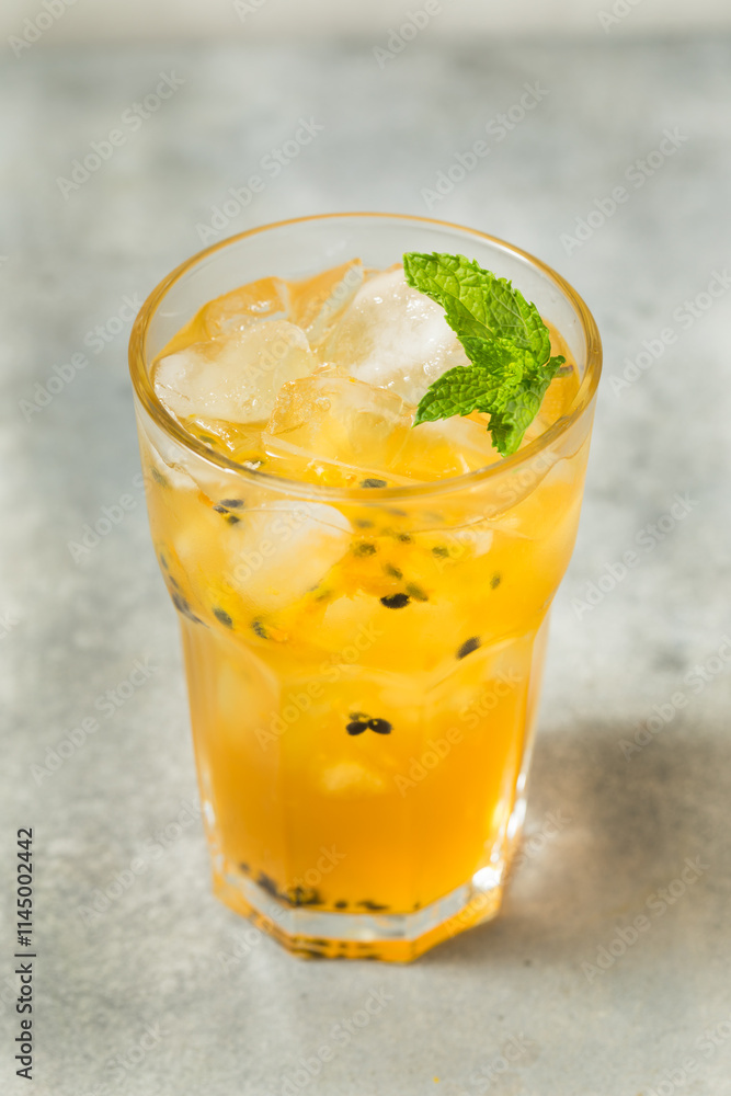 Cold Refreshing Passion Fruit Iced Tea Cold Refreshing Passion Fruit Iced Tea