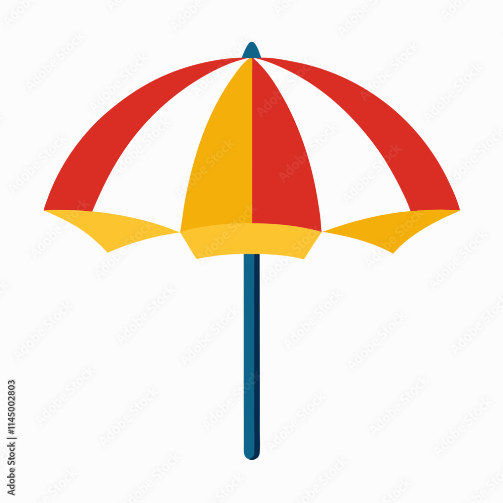 beach umbrella vector icon ,white background beach umbrella vector icon ,white background