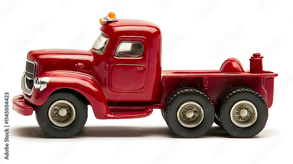 high resolution image of red toy transport truck with six wheels high resolution image of red toy transport truck with six wheels