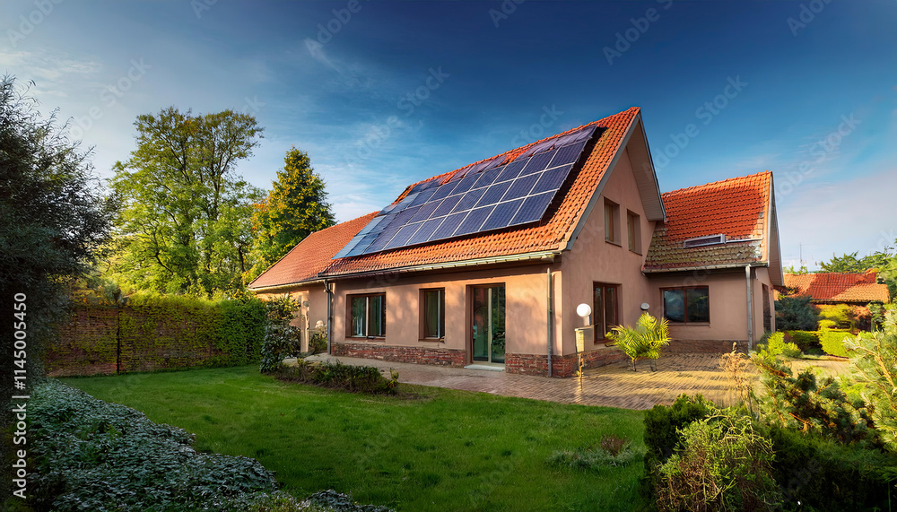 a home concept that generates electricity using solar energy a home concept that generates electricity using solar energy