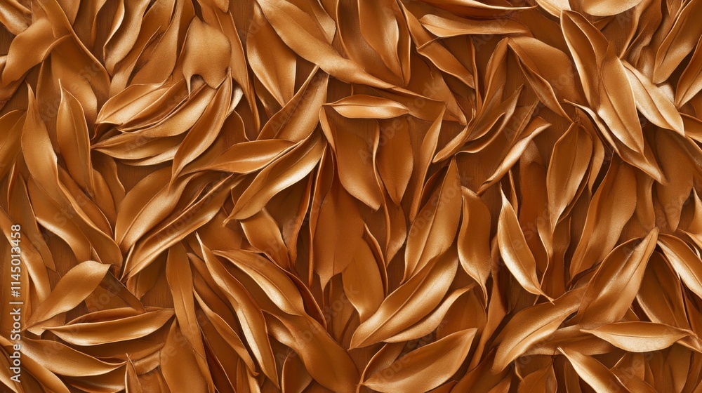 Golden Leaf Texture: A Luxurious Botanical Design for Home Decor Golden Leaf Texture: A Luxurious Botanical Design for Home Decor