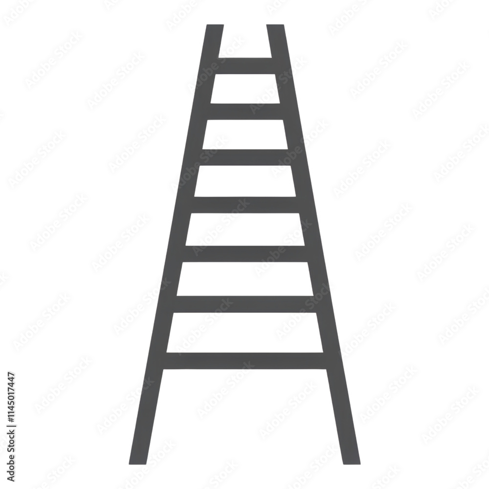 Construction project ladder setup urban site graphic image clear background aerial view industry insights Construction project ladder setup urban site graphic image clear background aerial view industry insights
