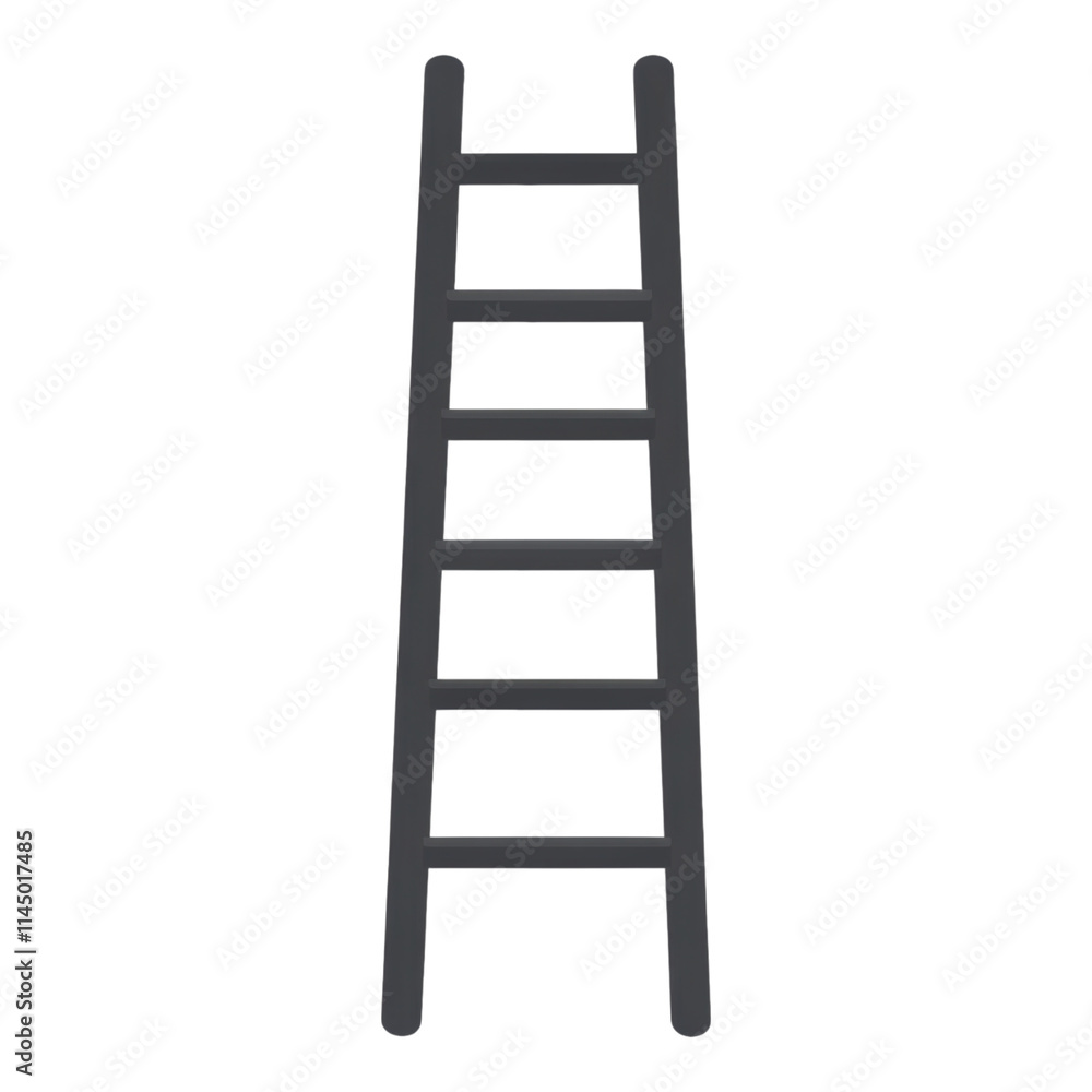 Ladder climbing activity indoor space visual representation minimalist design perspective growth concept Ladder climbing activity indoor space visual representation minimalist design perspective growth concept