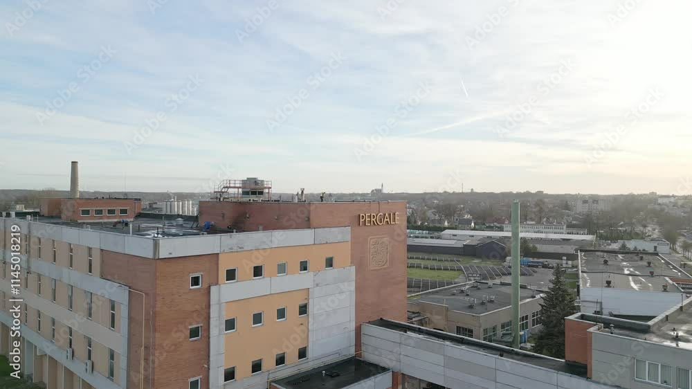 Siauliai, Lithuania -15th november, 2024: The old candy factory Siauliai, Lithuania -15th november, 2024: The old candy factory