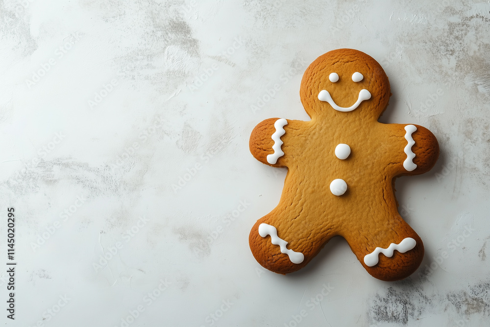Gingerbread Cookie Isolated on White Background Gingerbread Cookie Isolated on White Background