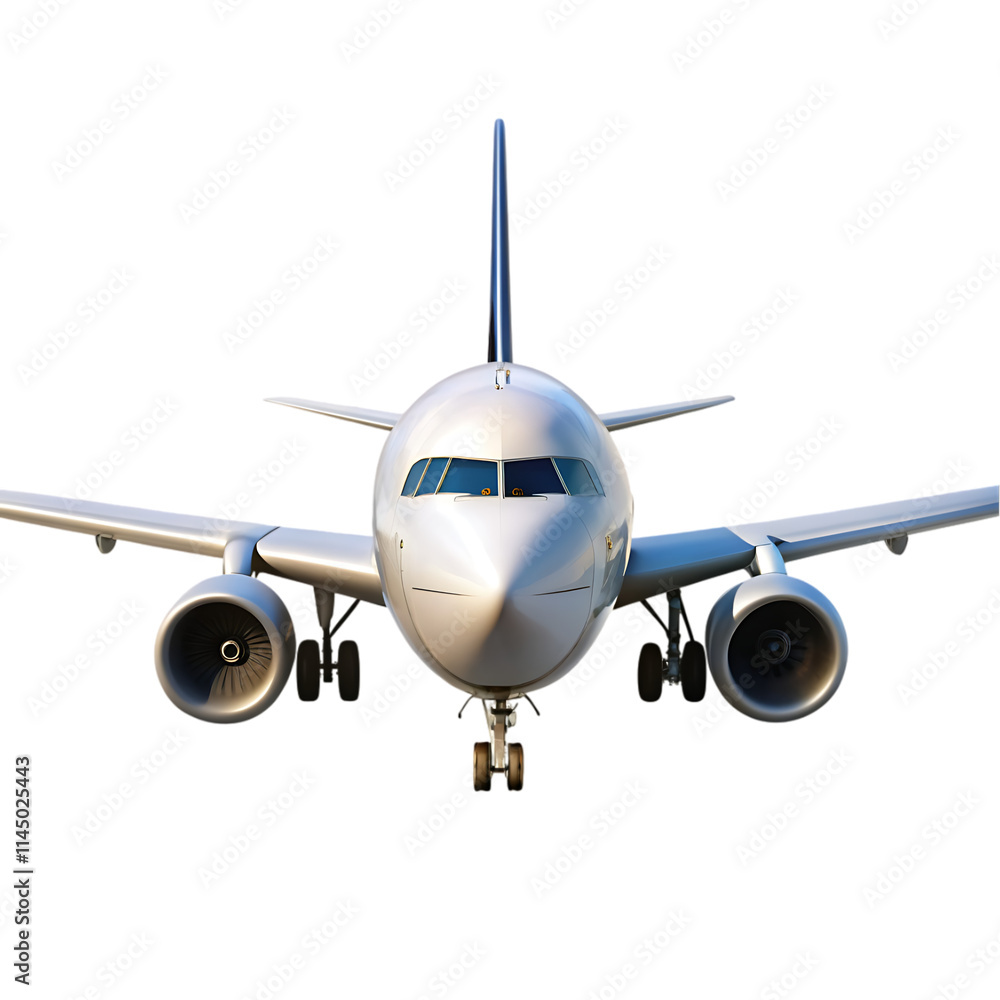 airplane on a white background airplane on a white background