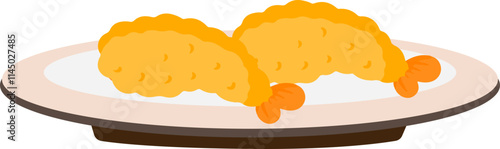 Ebi-Fry -Japanese fried shrimps.
 Japanese New Year's food.