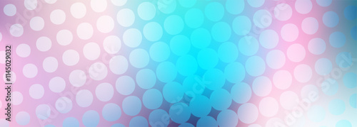 Dreamy Dots, Gradient Texture banner Background with copy space