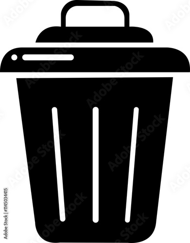 Trash bin, waste disposal, wastepaper basket