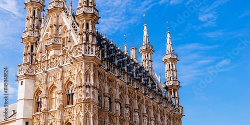 Town Hall of Leuven, Flemish Community, Flemish Region, Belgium, Europe