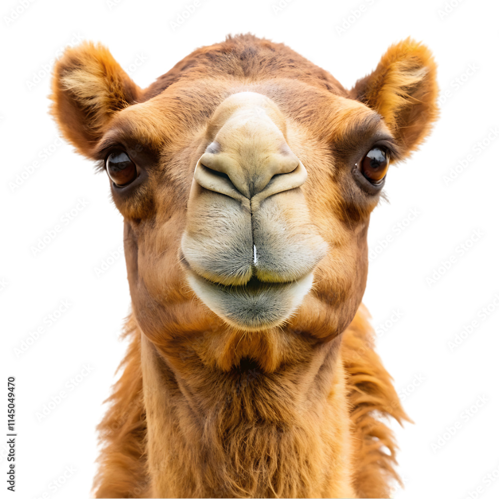 Obraz premium camel isolated on white