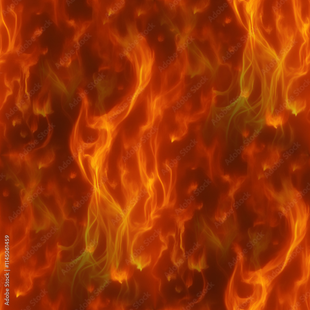 Fire flames realistic seamless texture pattern. Fire flames realistic seamless texture pattern.