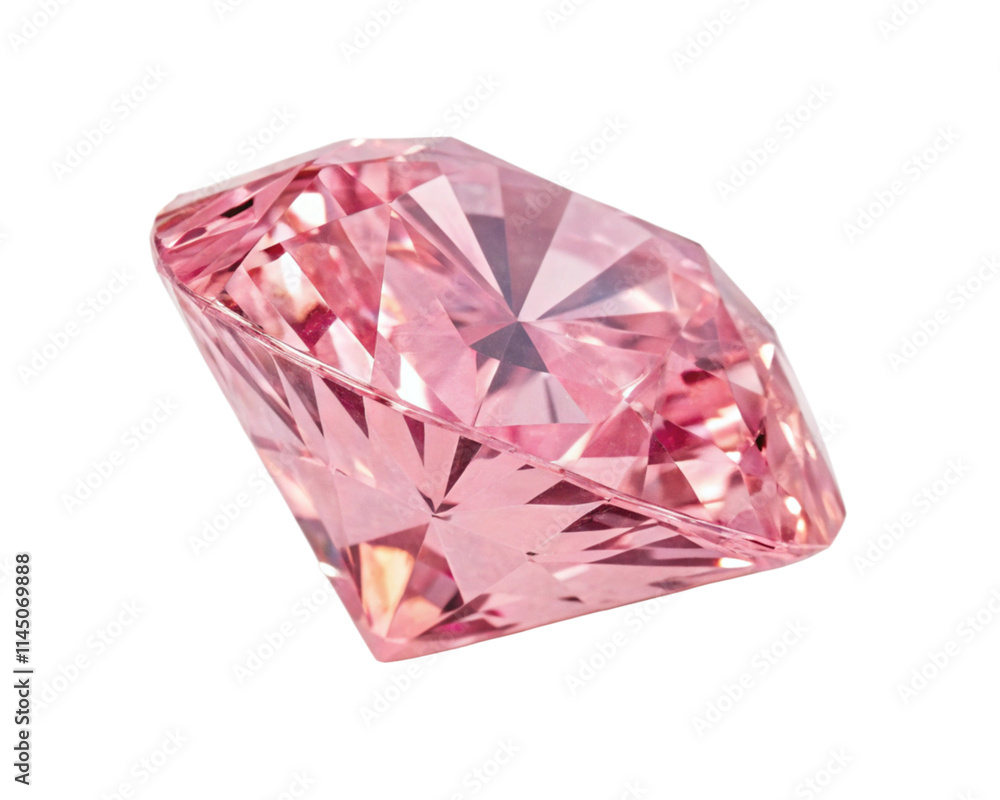 Pink diamond isolated on transparent background. Pink diamond isolated on transparent background.
