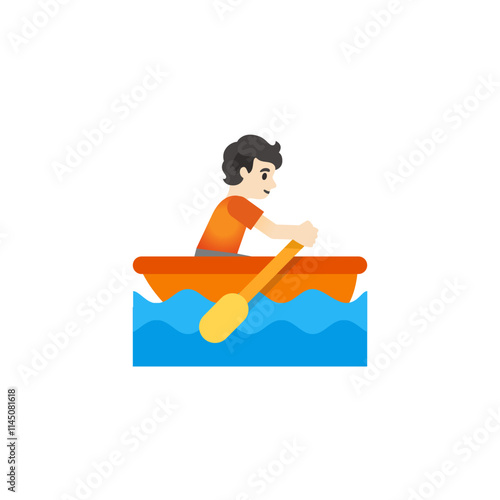 Person Rowing Boat Emoji
