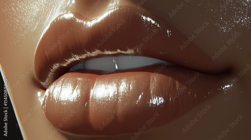 Obraz premium close up of a lips