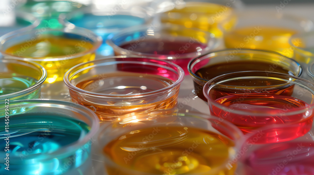 Petri dishes in a medical lab isolated on a transparent background Petri dishes in a medical lab isolated on a transparent background