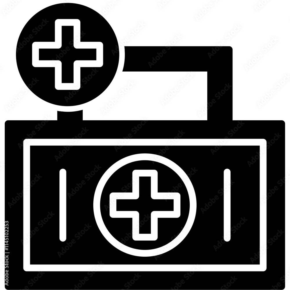 Fototapeta premium Health Icon