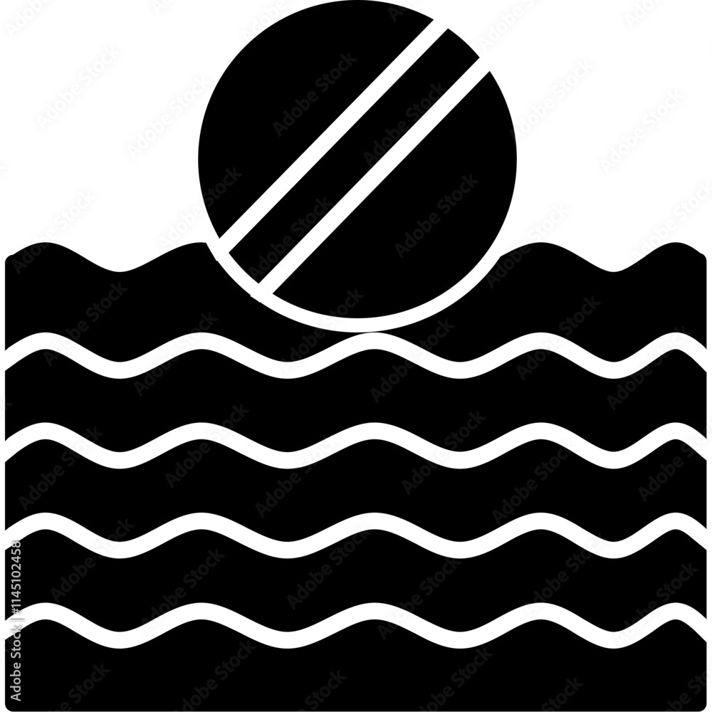 Water Pollution Icon Water Pollution Icon