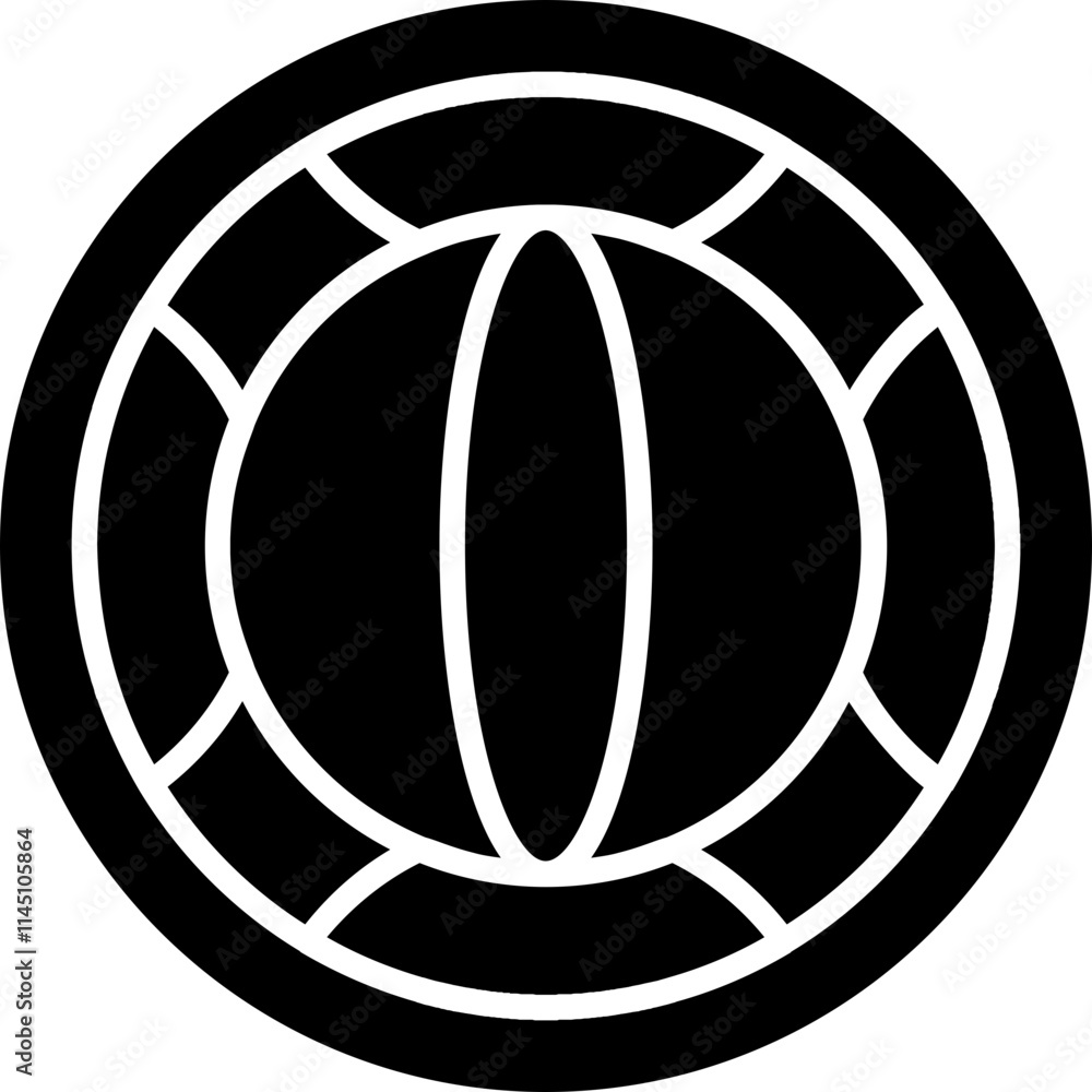Vesica Piscis Icon Vesica Piscis Icon