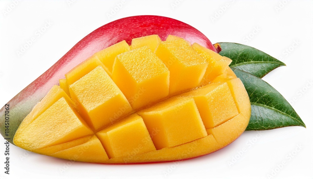 yellow Mango. Mango clipping path. Organic mango fruit macro studio photo. Full depth of field. ai generator yellow Mango. Mango clipping path. Organic mango fruit macro studio photo. Full depth of field. ai generator