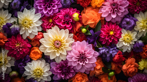 Blooming Array of Vibrant BB Flowers Captured in Brilliant Hi-Res Photography