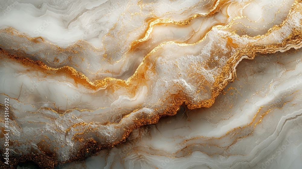 Elegant minimalist abstract art featuring swirling gold and white marble textures, ideal for luxurious backgrounds. Elegant minimalist abstract art featuring swirling gold and white marble textures, ideal for luxurious backgrounds.