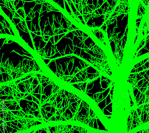 ramas, arbol, dechado, vector, encaje, negro, designio, floral, empapelar, arte, ilustración, flor, con textura