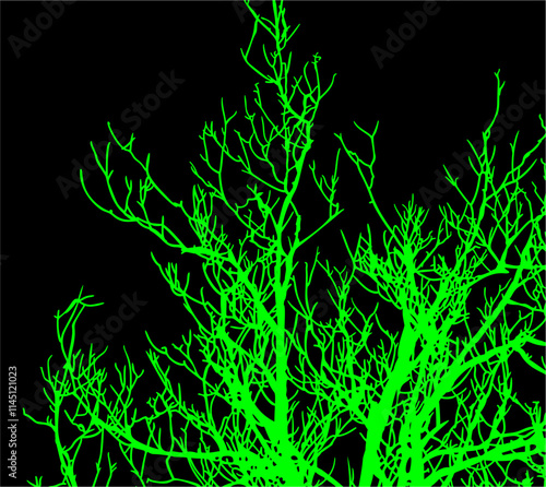 ramas, arbol, dechado, vector, encaje, negro, designio, floral, empapelar, arte, ilustración, flor, con textura