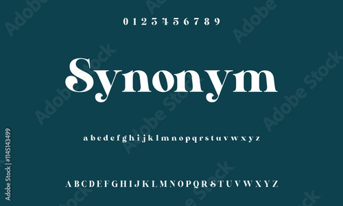 Classic serif font alphabet letters fancy gentle typographic design. Elegant typography. Retro slick serif letter set for wedding card, restaurant menu, headline, lettering.