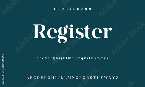 Classic serif font alphabet letters fancy gentle typographic design. Elegant typography. Retro slick serif letter set for wedding card, restaurant menu, headline, lettering.