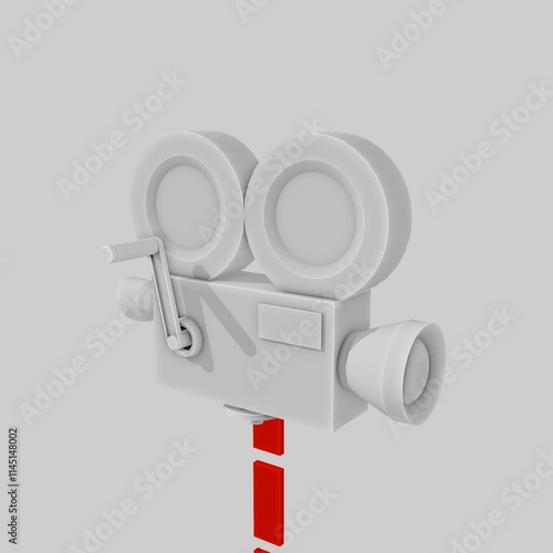 Camera Movement - Pedestal (3D Camera with RGBA - transparent)