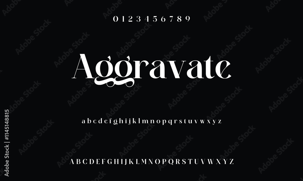 Luxury serif font in modern style. Elegant wedding alphabet letters font and number. Typography Luxury classic lettering serif fonts decorative vintage retro logo Luxury serif font in modern style. Elegant wedding alphabet letters font and number. Typography Luxury classic lettering serif fonts decorative vintage retro logo