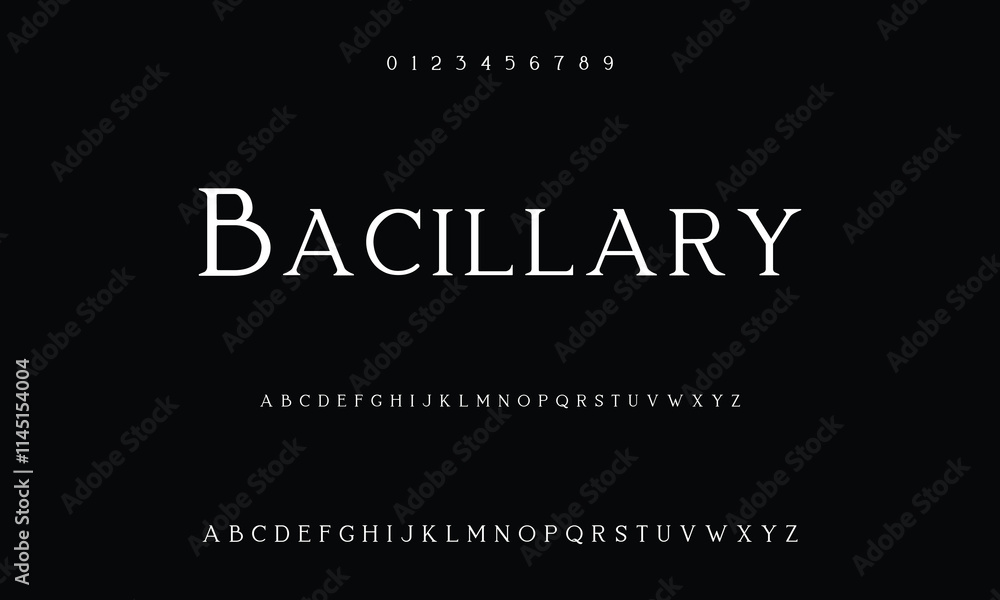 Elegant and modern serif alphabet font uppercase and numberfonts victorian typeface Elegant and modern serif alphabet font uppercase and numberfonts victorian typeface
