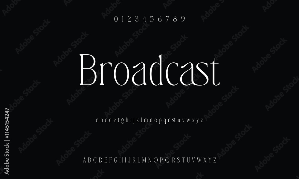 Elegant and modern serif alphabet font uppercase and numberfonts victorian typeface Elegant and modern serif alphabet font uppercase and numberfonts victorian typeface