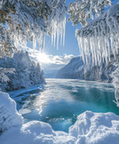 Zimowe widoki - sople lodu