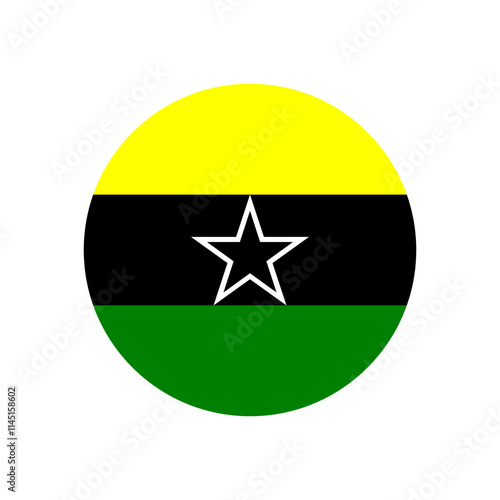 Flag of Republic of Logone or Dar El-Kuti, Central African Republic
