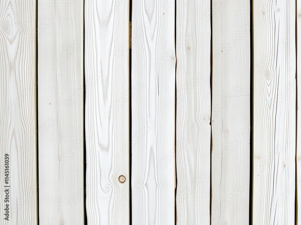 Obraz premium White wooden boards with a natural texture, perfect for a rustic or farmhouse background, texture, surface